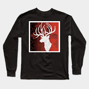 Deer Antlers Long Sleeve T-Shirt